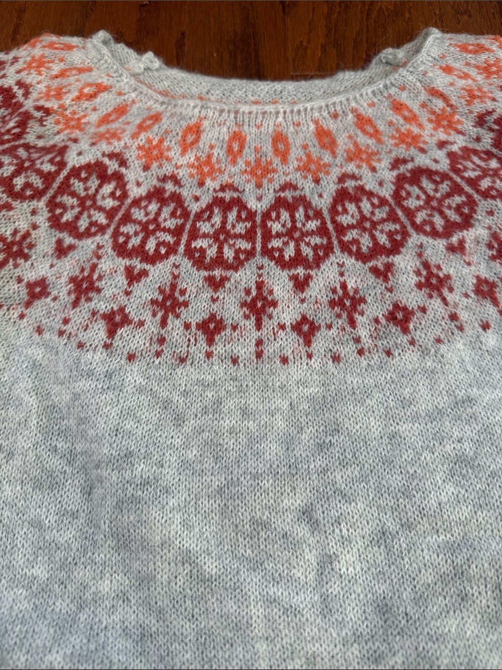 NWT Fair Isle Sweater Nordic Cozy Winter Soft Knit Pullover - Picture 10 of 14